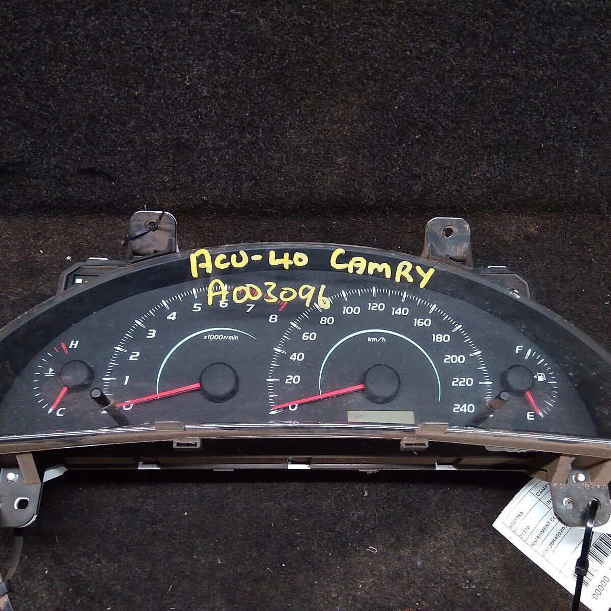 2007 TOYOTA CAMRY INSTRUMENT CLUSTER