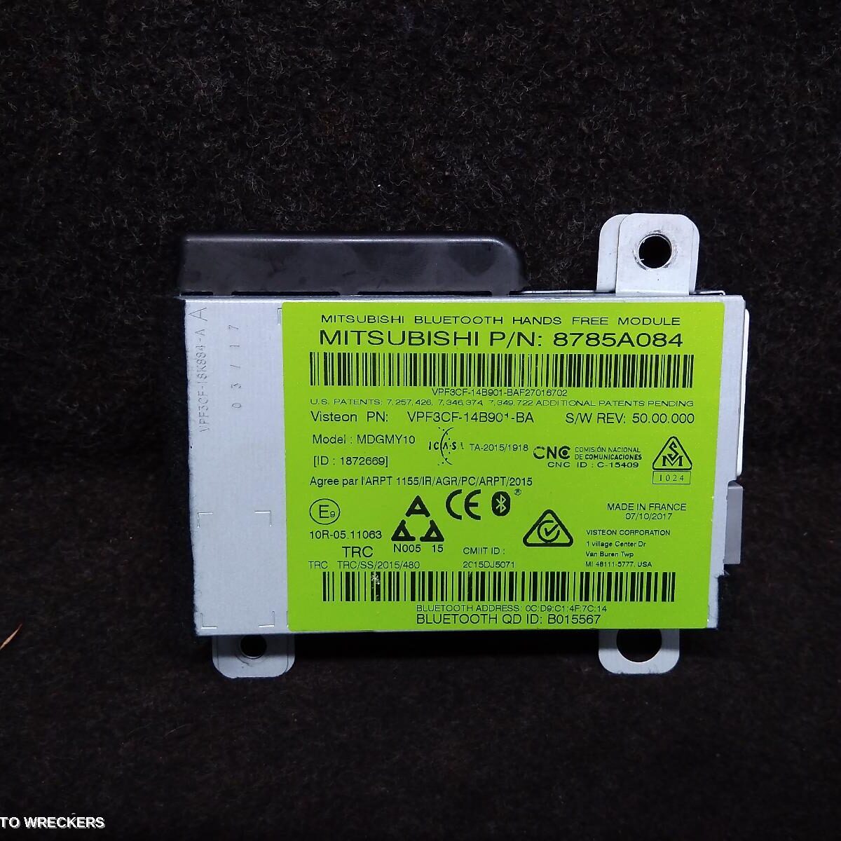 2018 MITSUBISHI TRITON Ecu