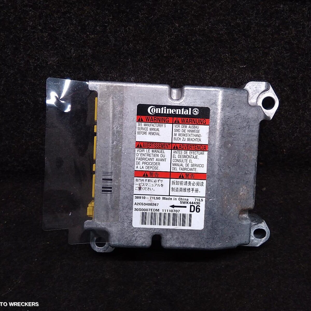 2011 SUZUKI SWIFT Airbag Module/Sensor