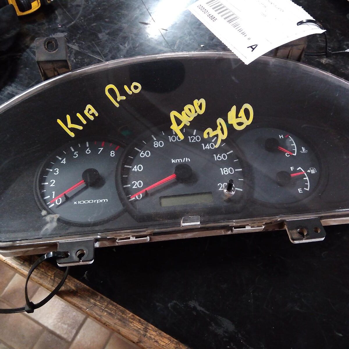 2005 KIA RIO INSTRUMENT CLUSTER