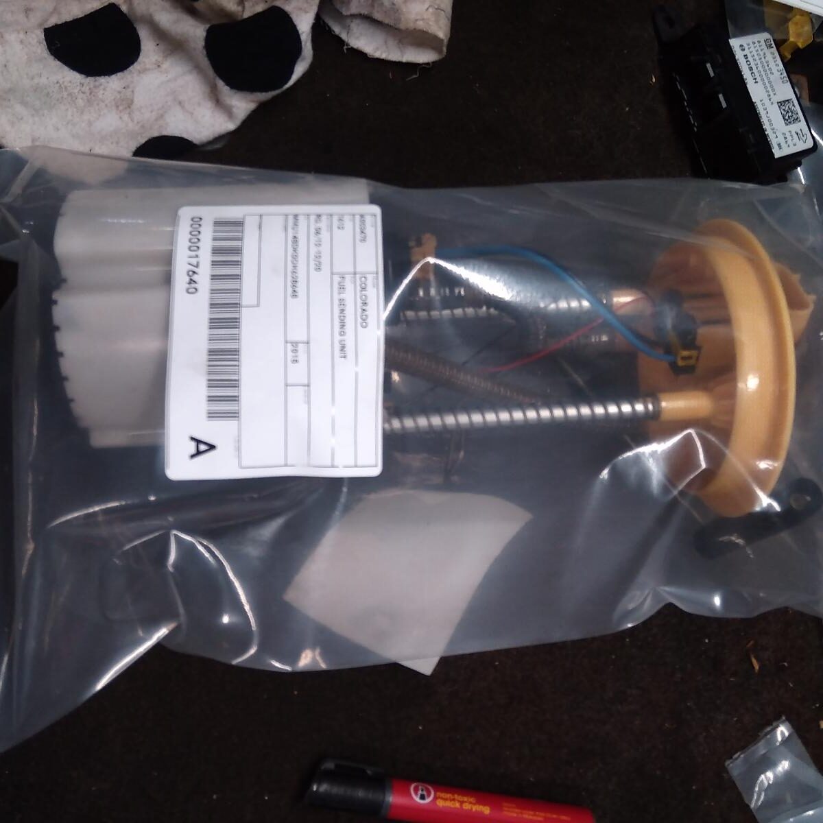 2015 HOLDEN COLORADO FUEL SENDING UNIT