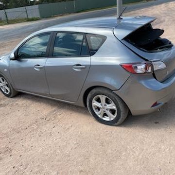 2012 MAZDA 3 LEFT REAR DOOR/SLIDING