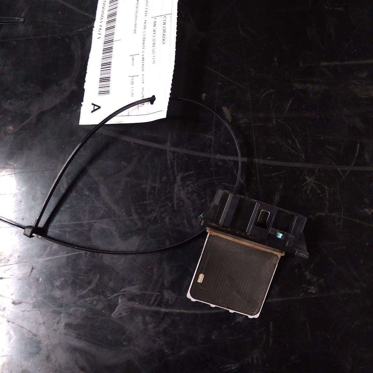 2015 HOLDEN COLORADO Fan Speed Resistor