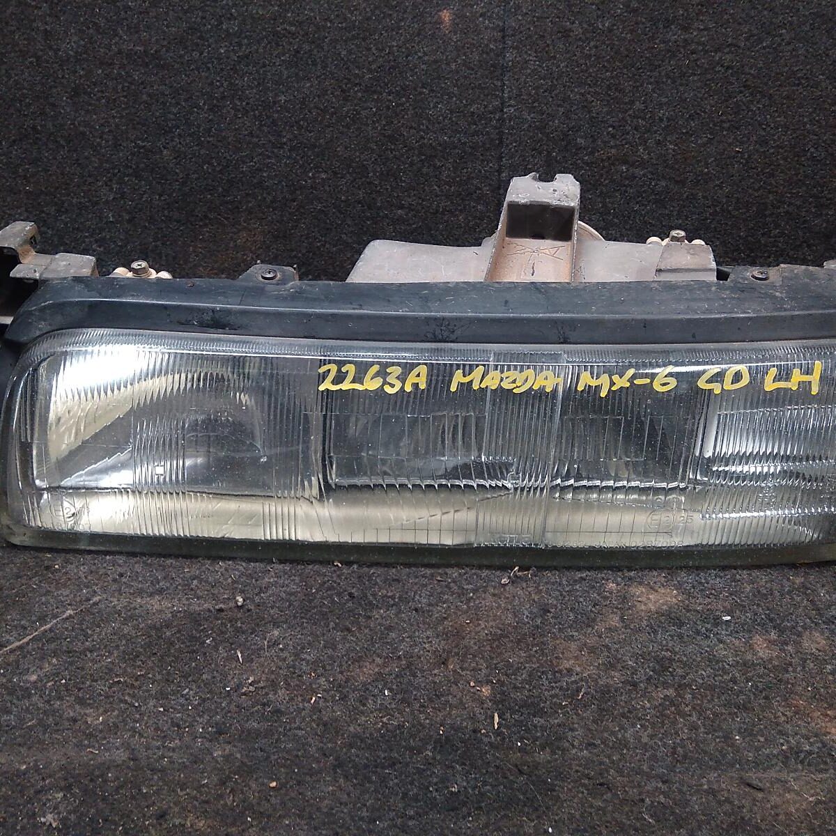 1989 MAZDA MX6 LEFT HEADLAMP