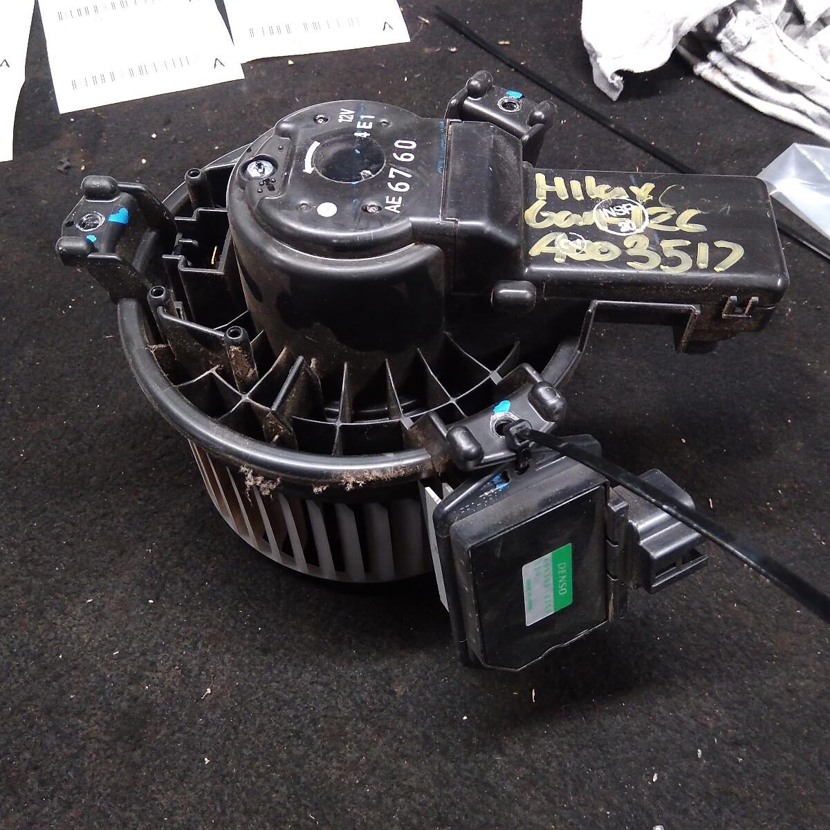 2021 TOYOTA HILUX HEATER FAN MOTOR