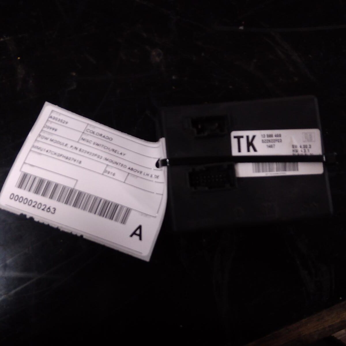 2015 HOLDEN COLORADO MISC SWITCH/RELAY