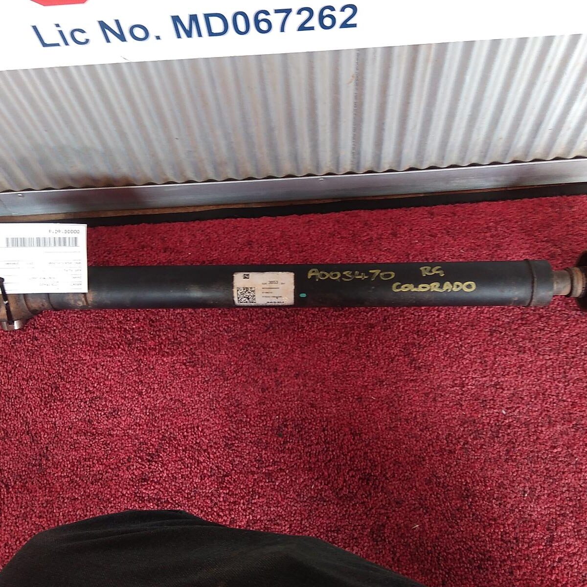 2015 HOLDEN COLORADO FRONT PROP SHAFT