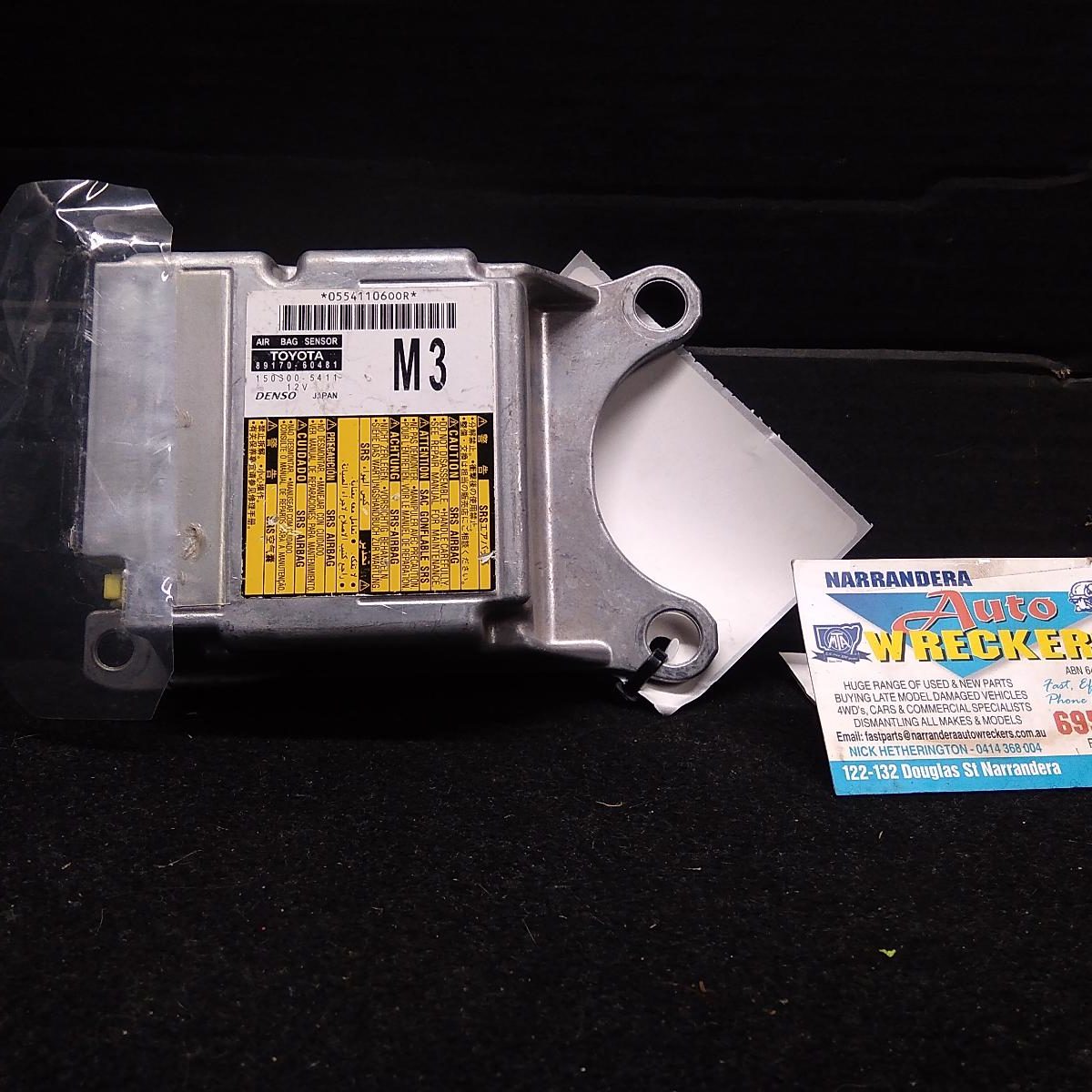 2011 TOYOTA PRADO AIRBAG MODULE/SENSOR