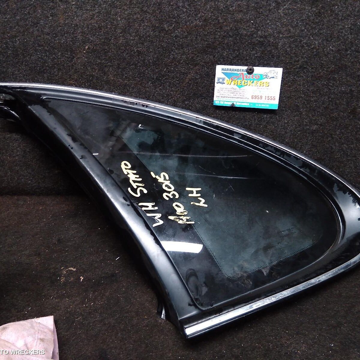 2002 HOLDEN STATESMAN/CAPRICE Left Rear Side Glass