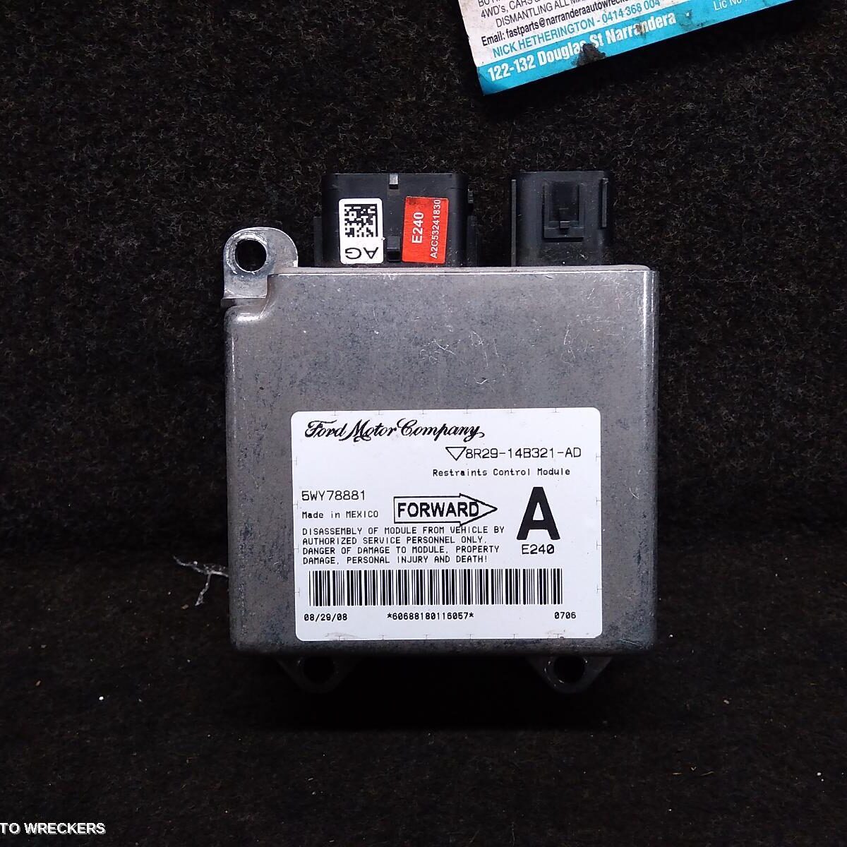 2009 FORD FALCON Airbag Module/Sensor