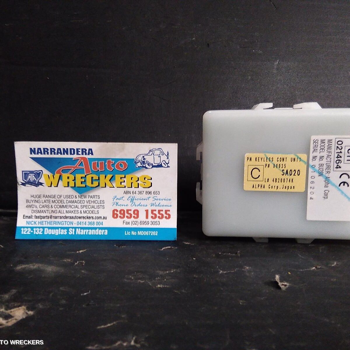 2004 SUBARU FORESTER Misc Switch/Relay