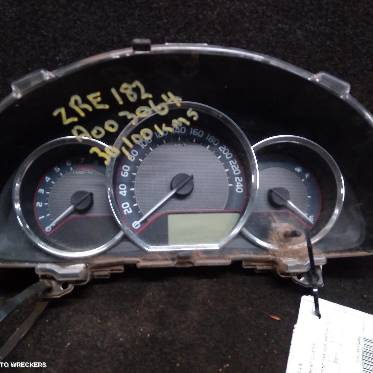 2013 TOYOTA COROLLA Instrument Cluster