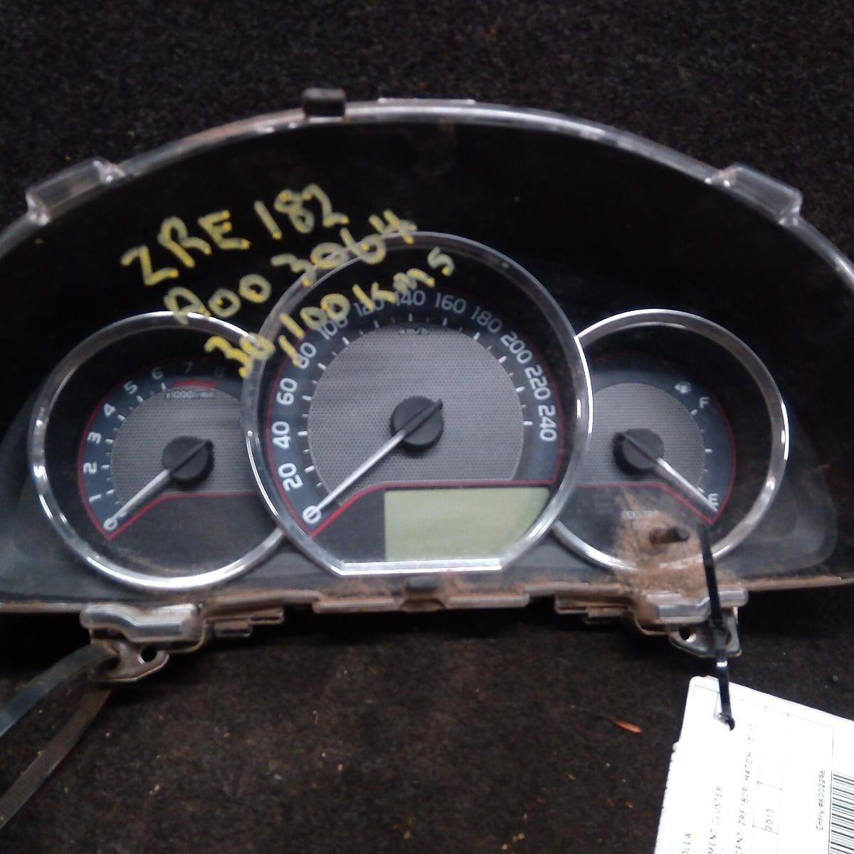 2013 TOYOTA COROLLA INSTRUMENT CLUSTER