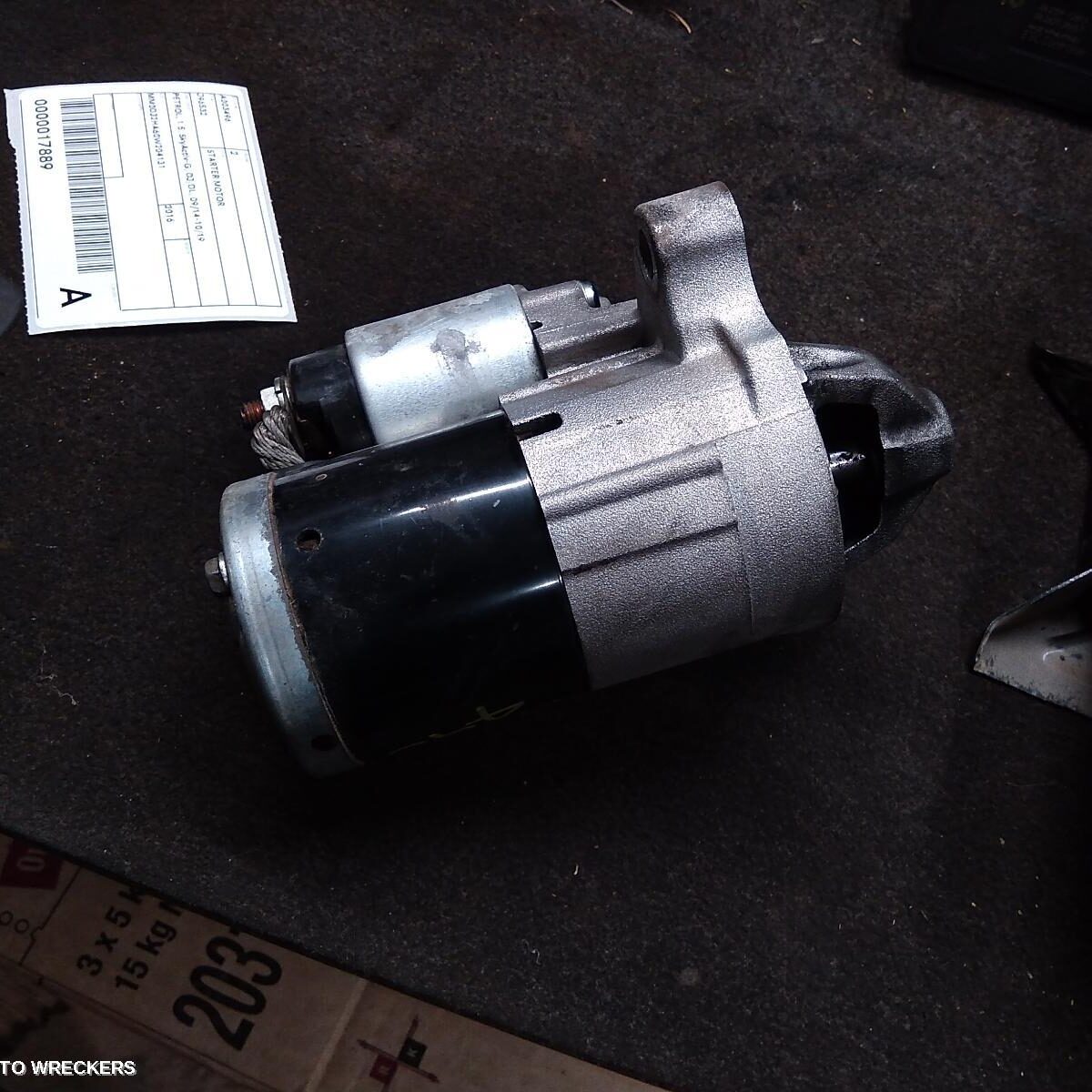 2016 MAZDA 2 Starter