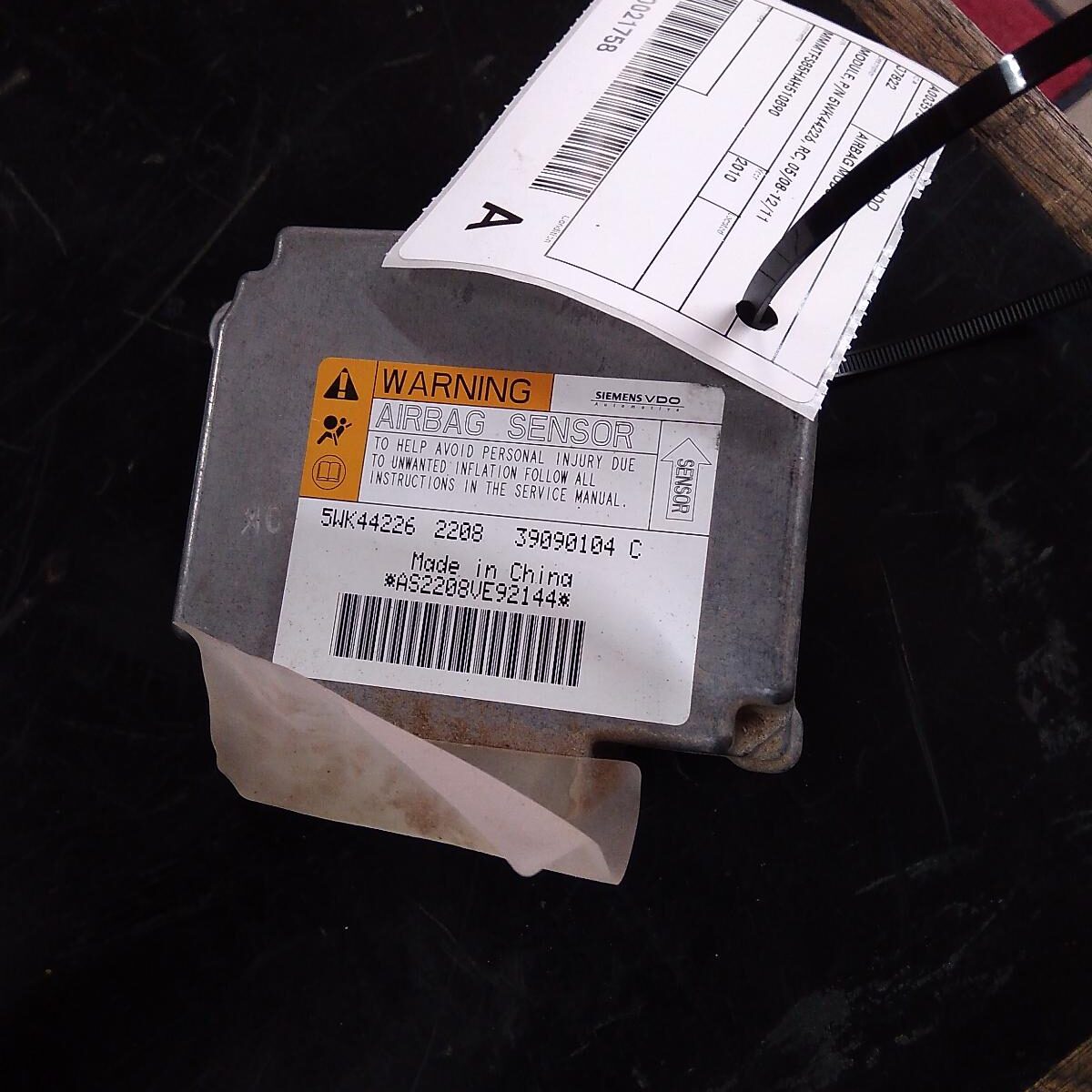 2010 HOLDEN COLORADO AIRBAG MODULE/SENSOR