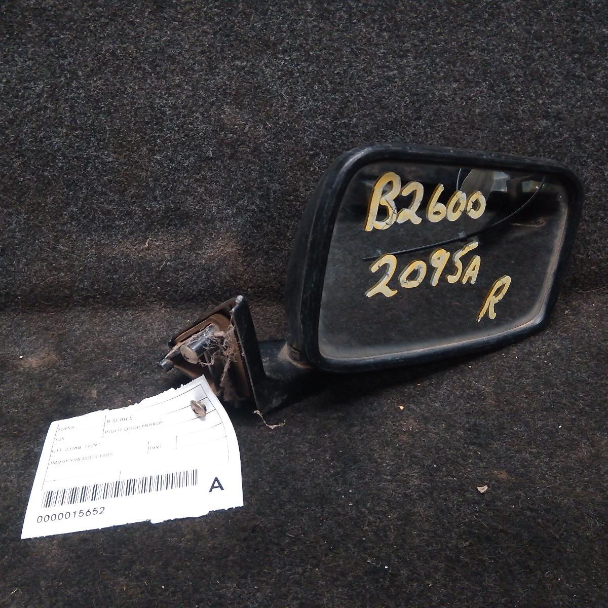 1991 MAZDA B SERIES RIGHT DOOR MIRROR