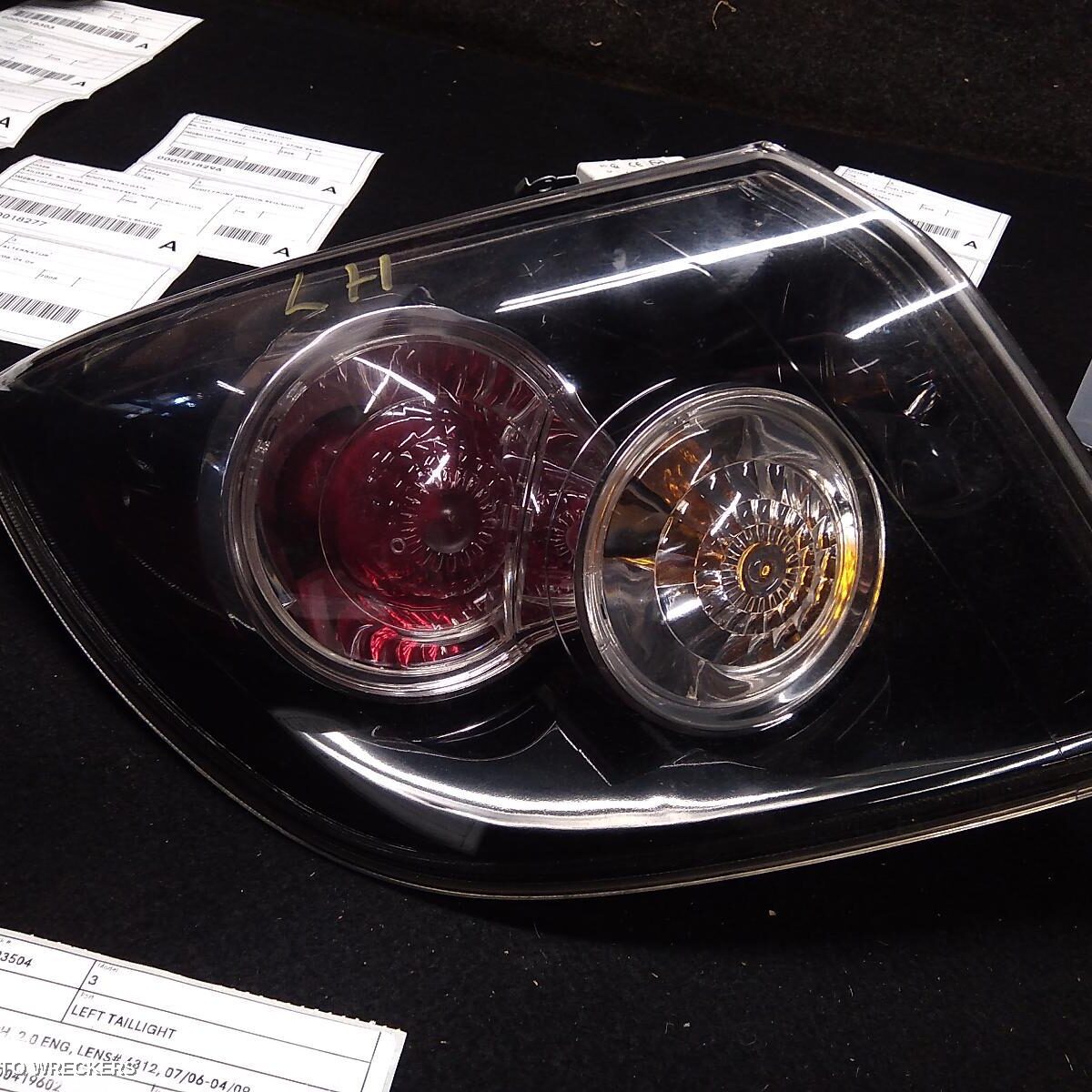 2008 MAZDA 3 Left Taillight