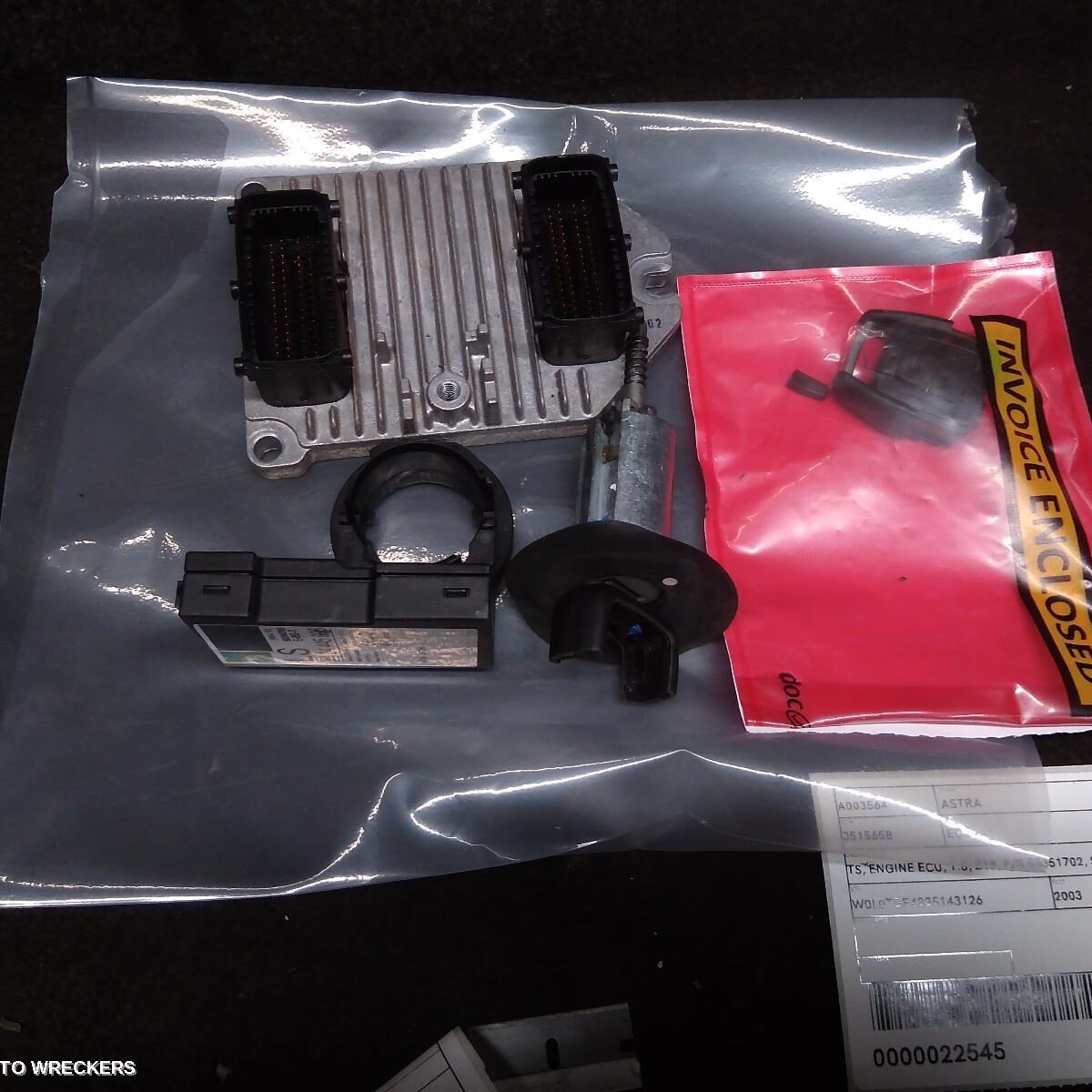 2003 HOLDEN ASTRA Ecu