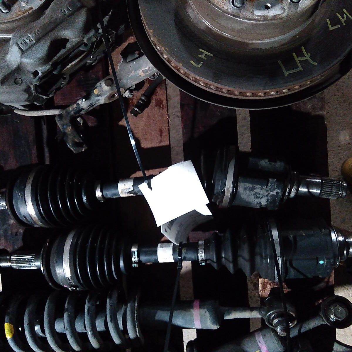 2012 TOYOTA HILUX LEFT DRIVESHAFT