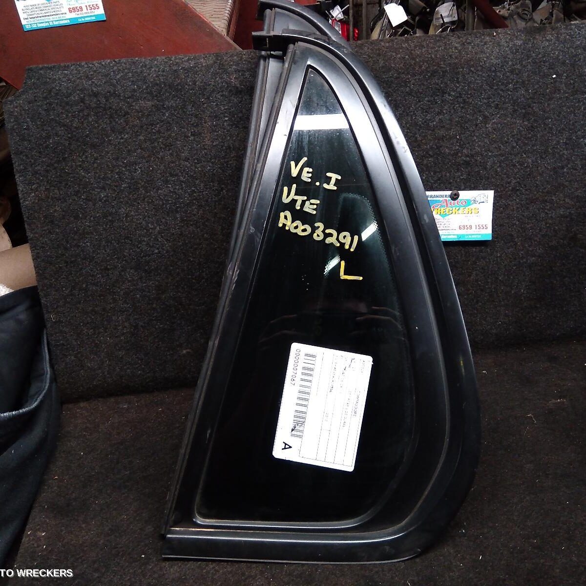 2010 HOLDEN COMMODORE Left Rear Side Glass