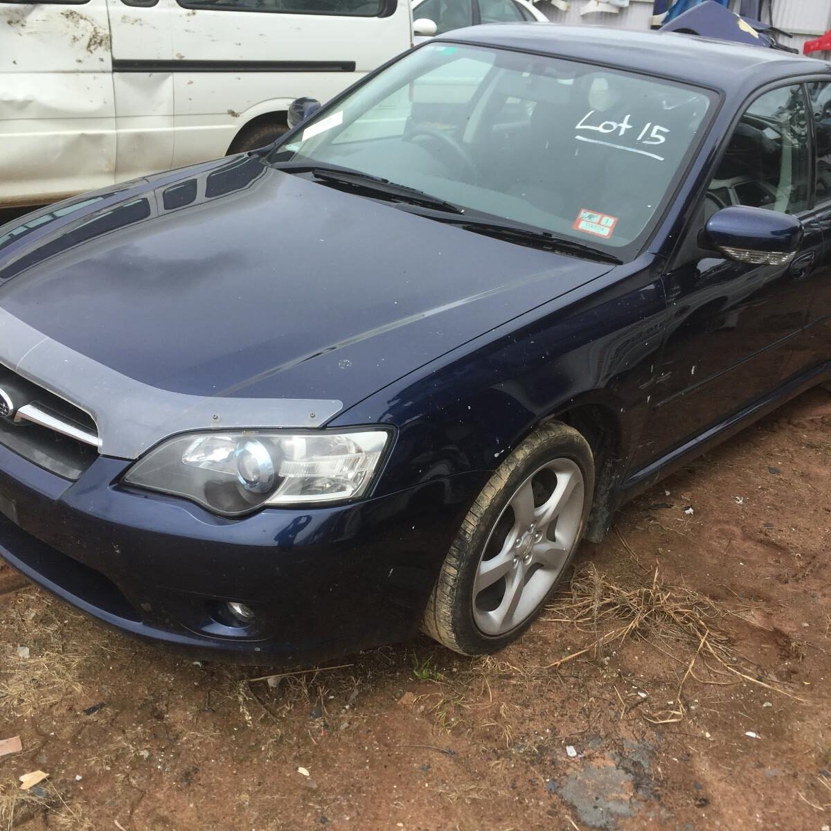 2005 SUBARU LIBERTY LEFT FRONT DOOR WINDOW