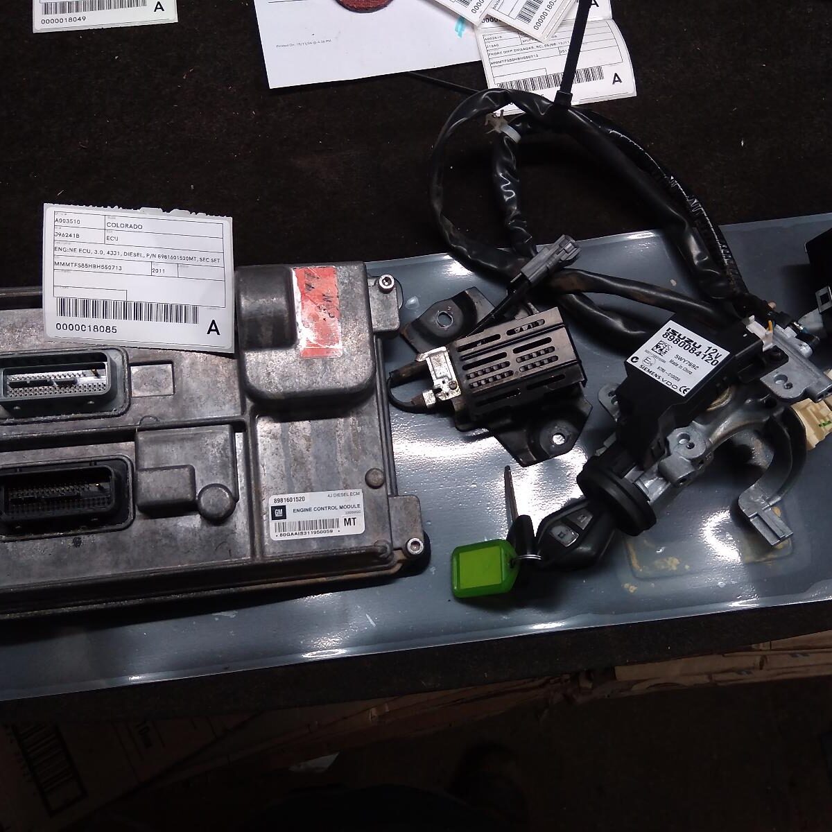 2011 HOLDEN COLORADO ECU