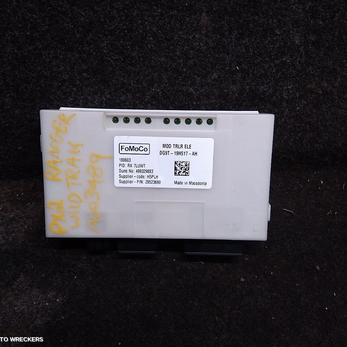 2018 FORD RANGER Ecu