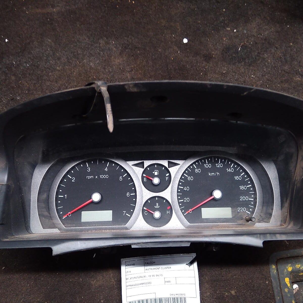 2008 FORD FALCON INSTRUMENT CLUSTER