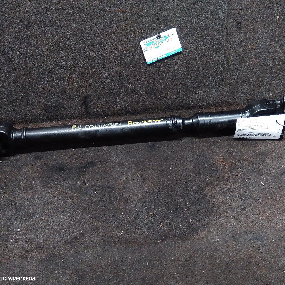 2010 HOLDEN COLORADO Front Prop Shaft