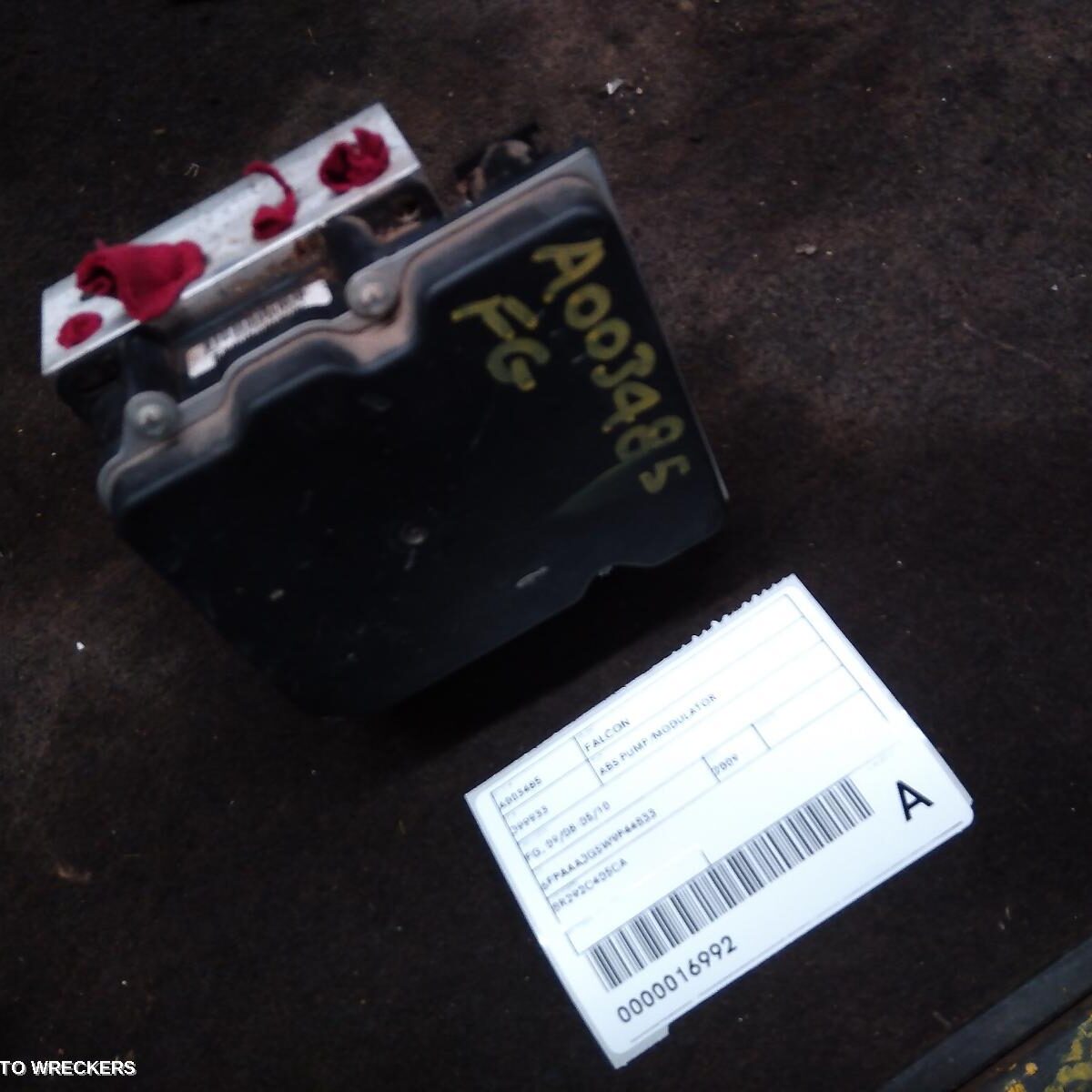 2009 FORD FALCON Abs Pump/Modulator