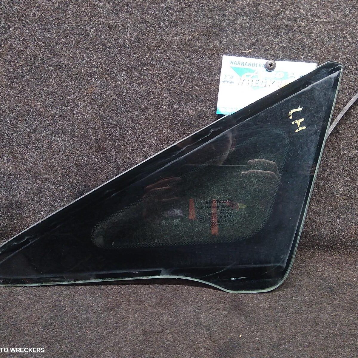 2007 HONDA CIVIC Left Front 1/4 Door Glass