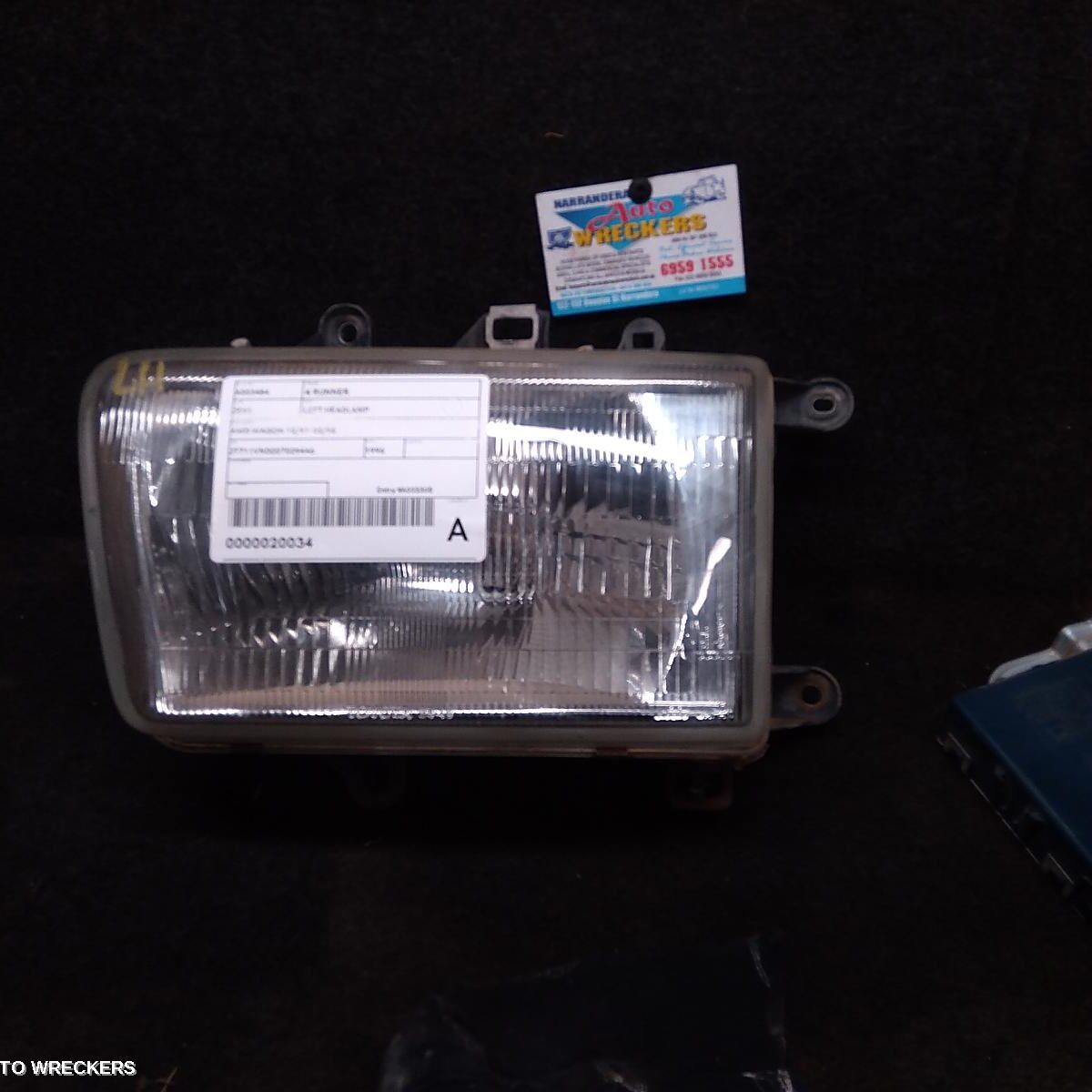 1996 TOYOTA 4 RUNNER Left Headlamp