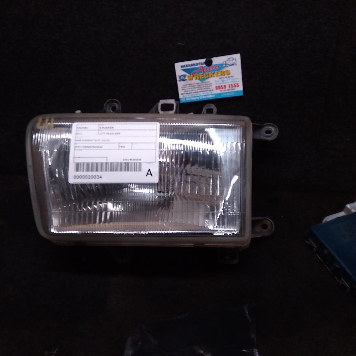 1996 TOYOTA 4 RUNNER LEFT HEADLAMP