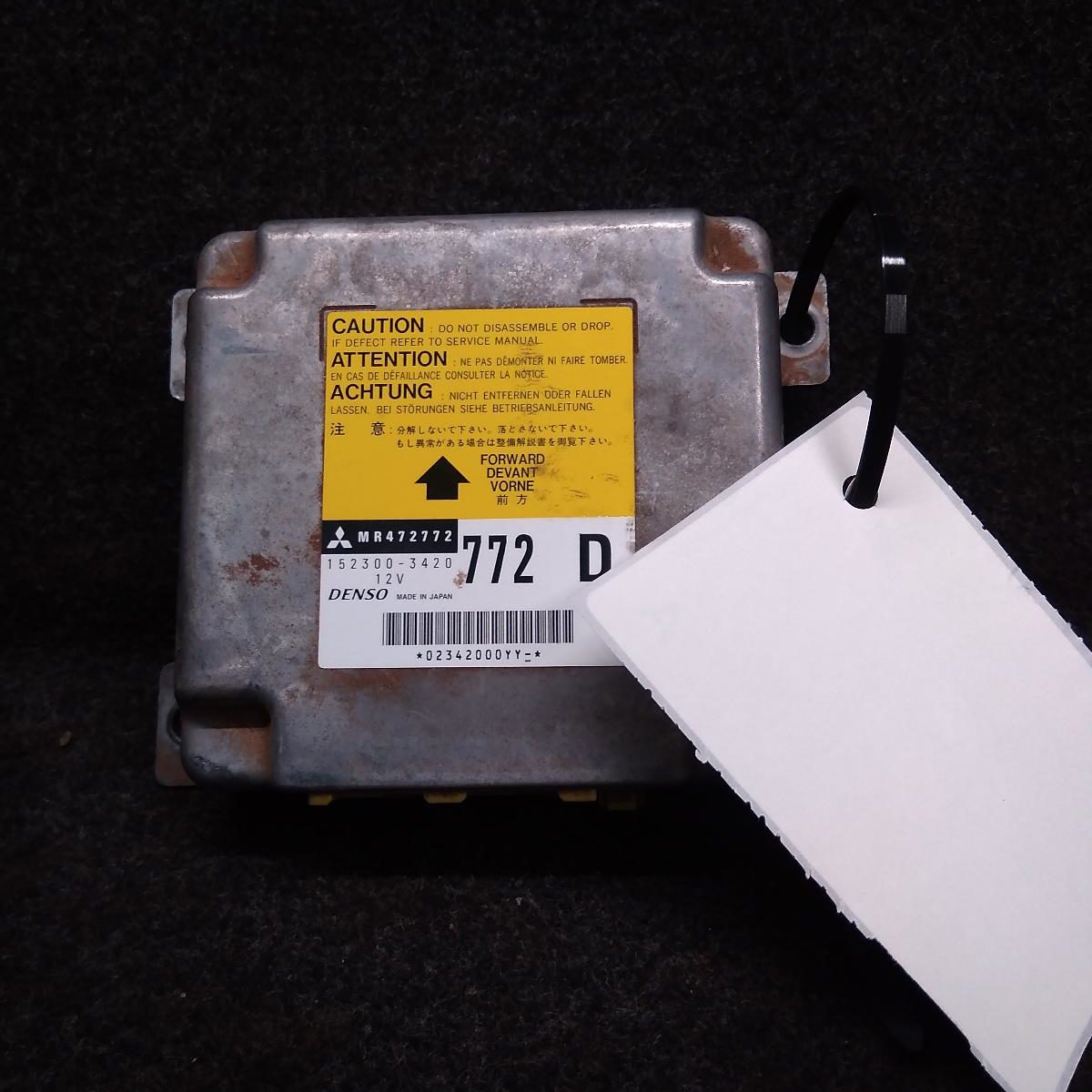 2004 MITSUBISHI PAJERO AIRBAG MODULE/SENSOR