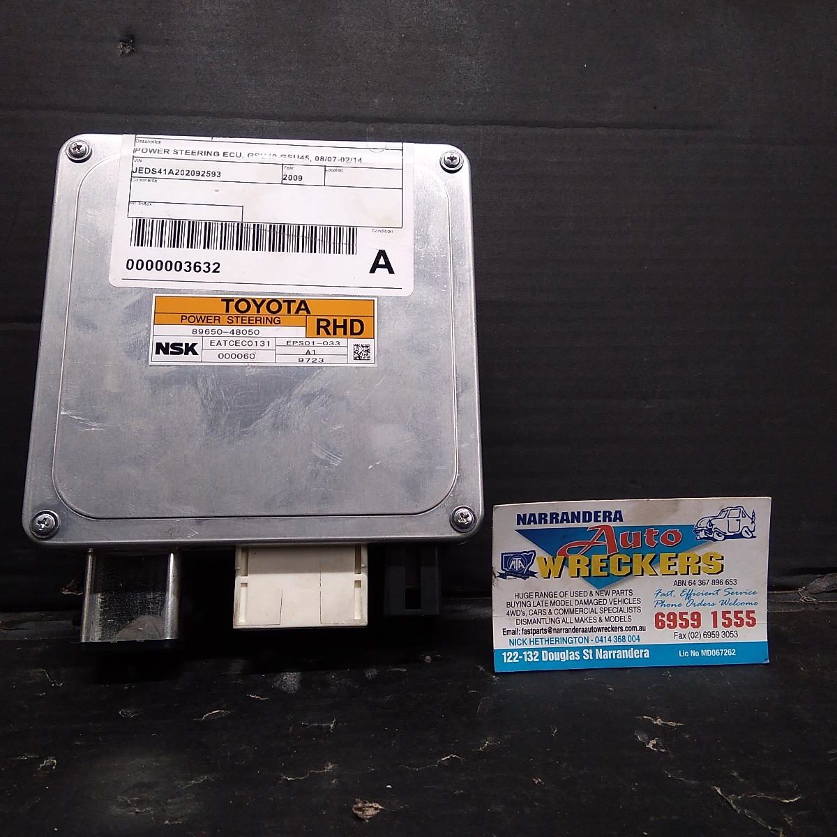 2009 TOYOTA KLUGER ECU