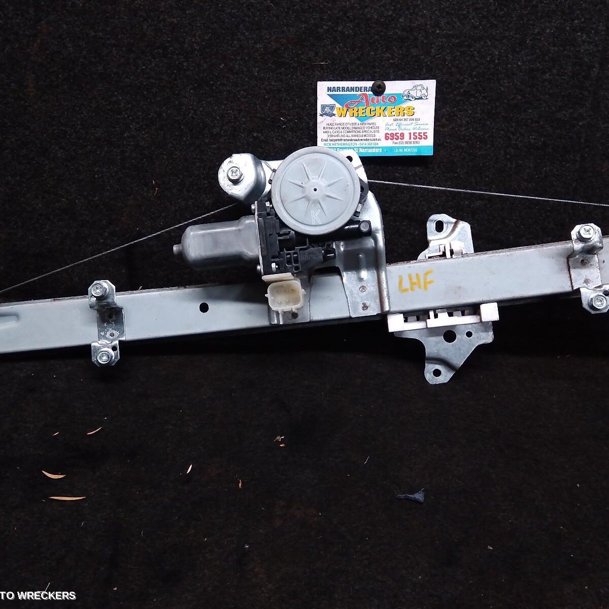 2016 NISSAN XTRAIL Left Front Window Reg/Motor