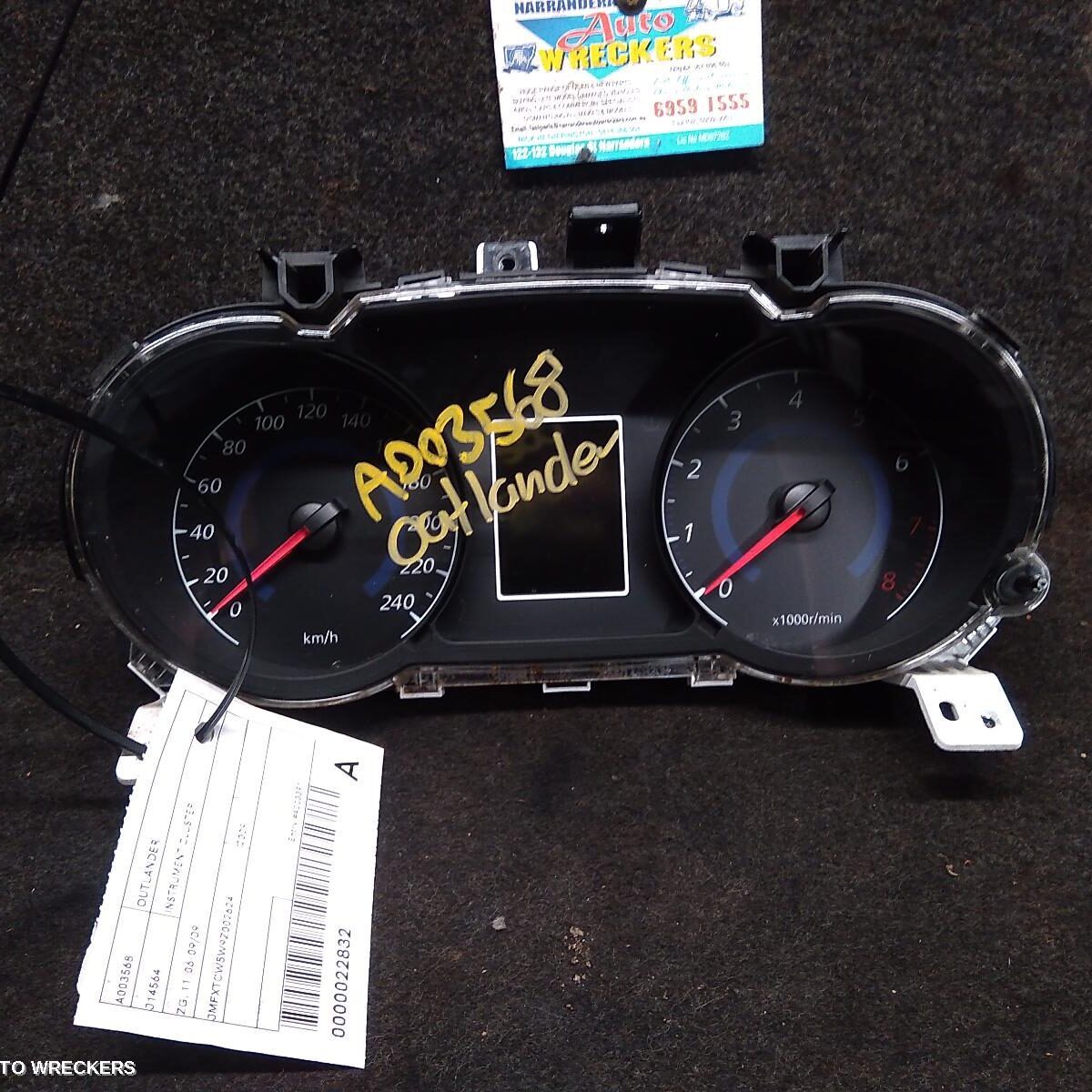 2010 SUBARU OUTBACK Front Seat