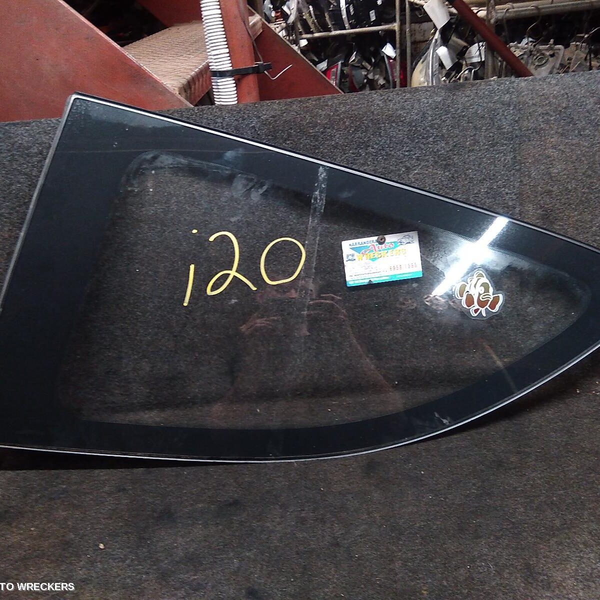 2013 HYUNDAI I20 Left Rear Side Glass