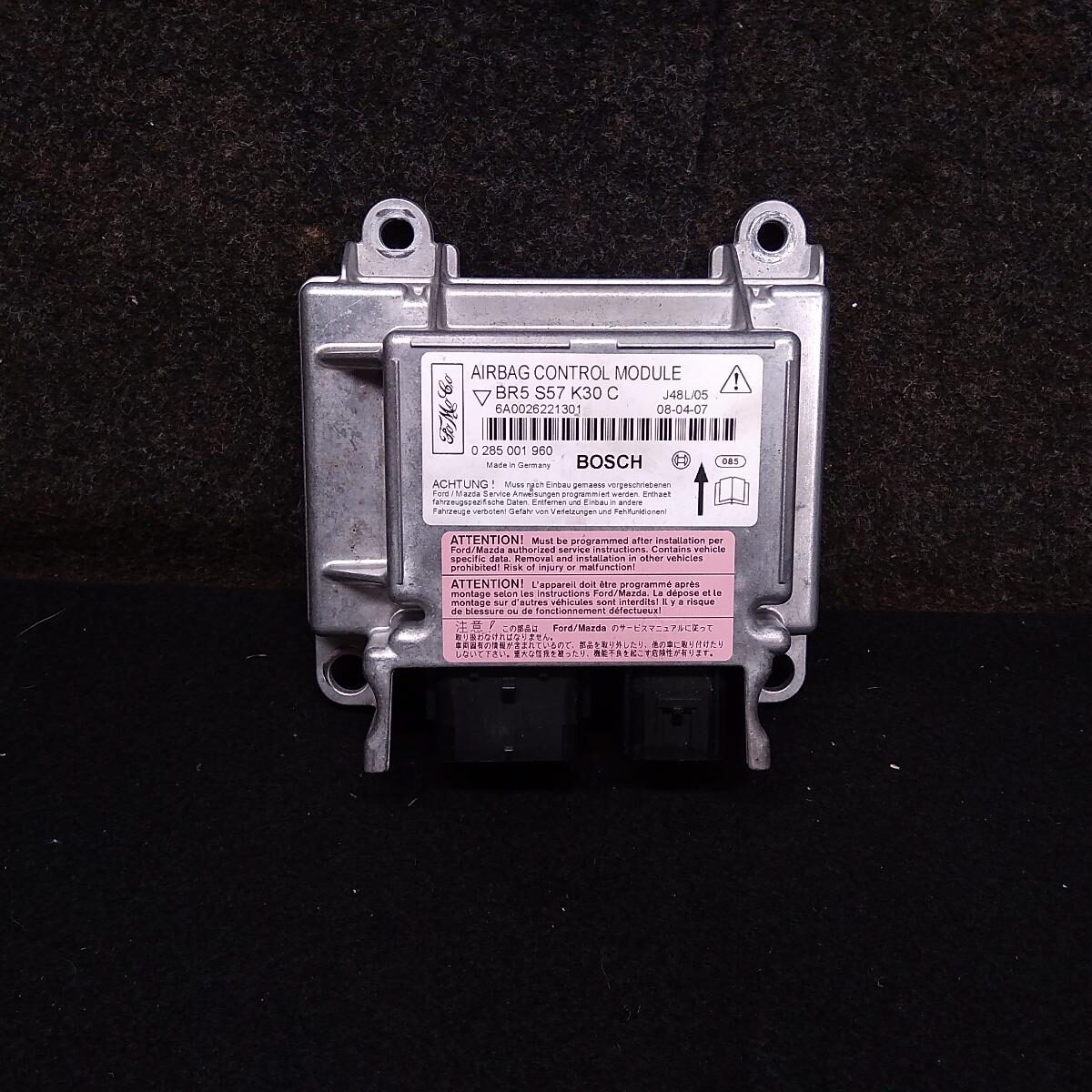 2008 MAZDA 3 AIRBAG MODULE/SENSOR