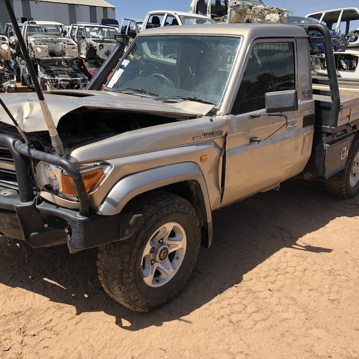 2007 TOYOTA LANDCRUISER REAR AXLE BEAM (FWD)