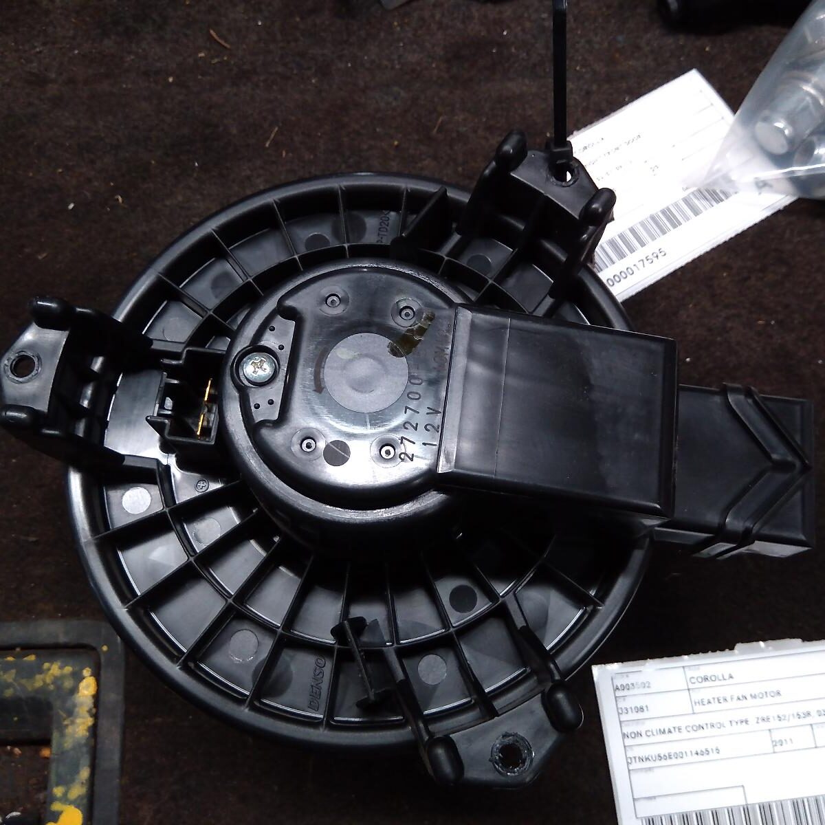 2011 TOYOTA COROLLA HEATER FAN MOTOR