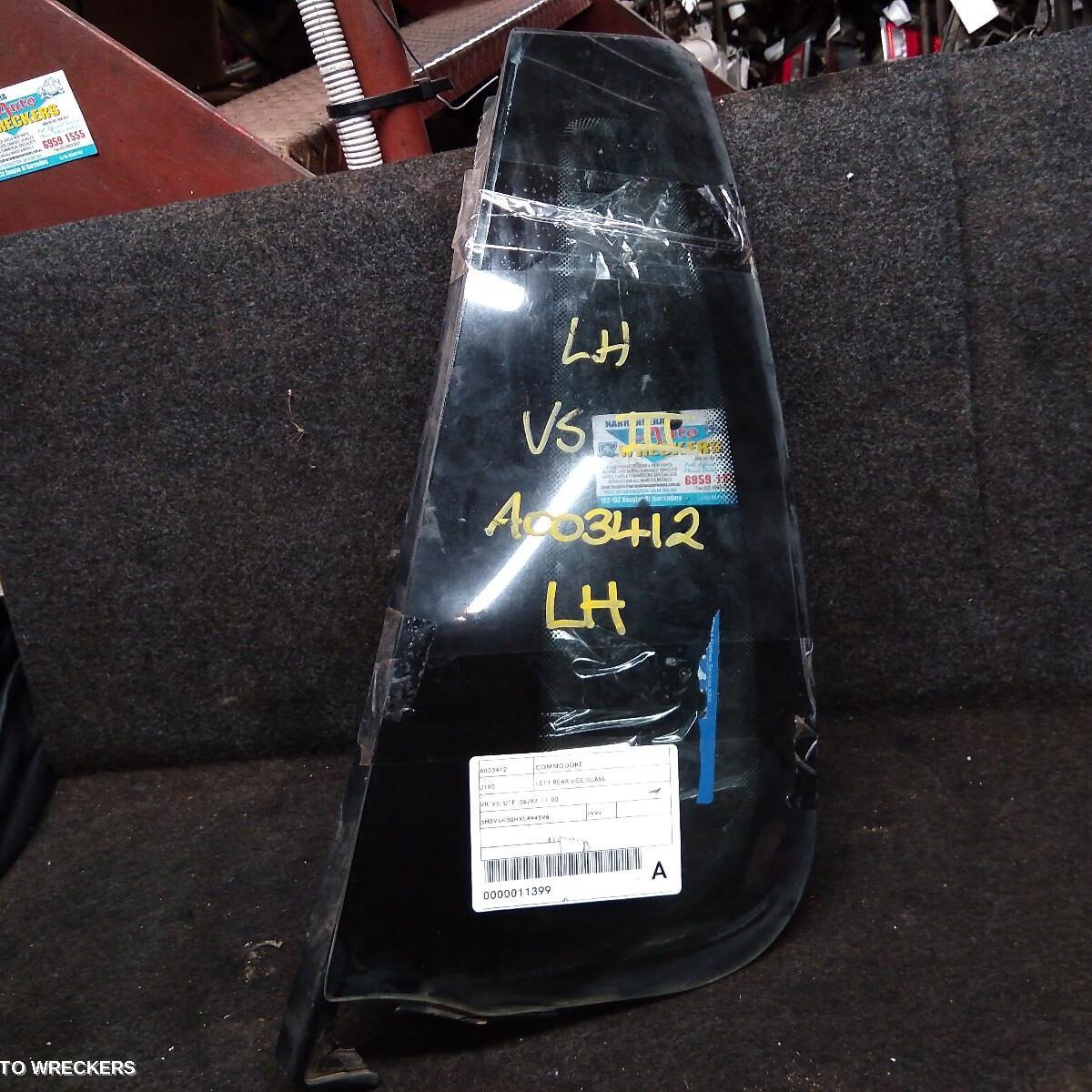 1999 HOLDEN COMMODORE Left Rear Side Glass
