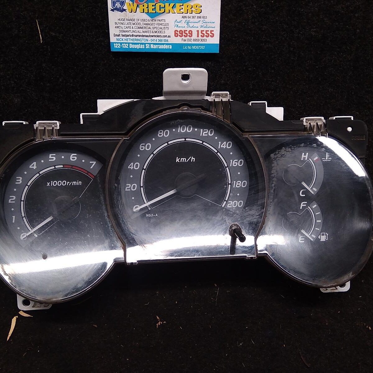 2011 TOYOTA HILUX INSTRUMENT CLUSTER