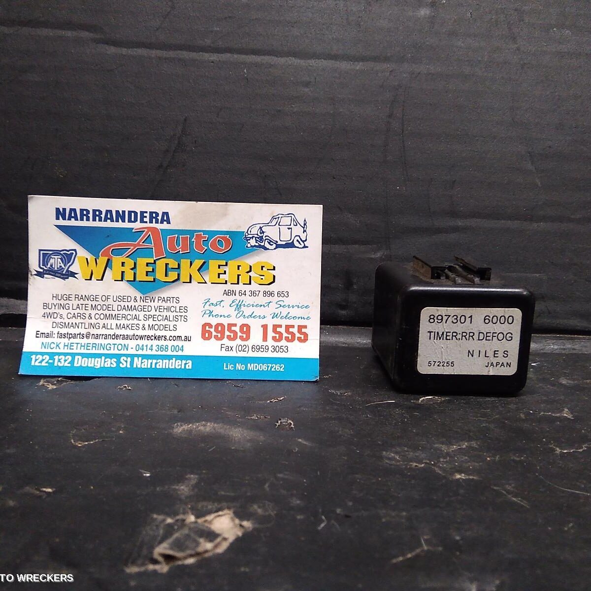 2006 HOLDEN RODEO Misc Switch/Relay