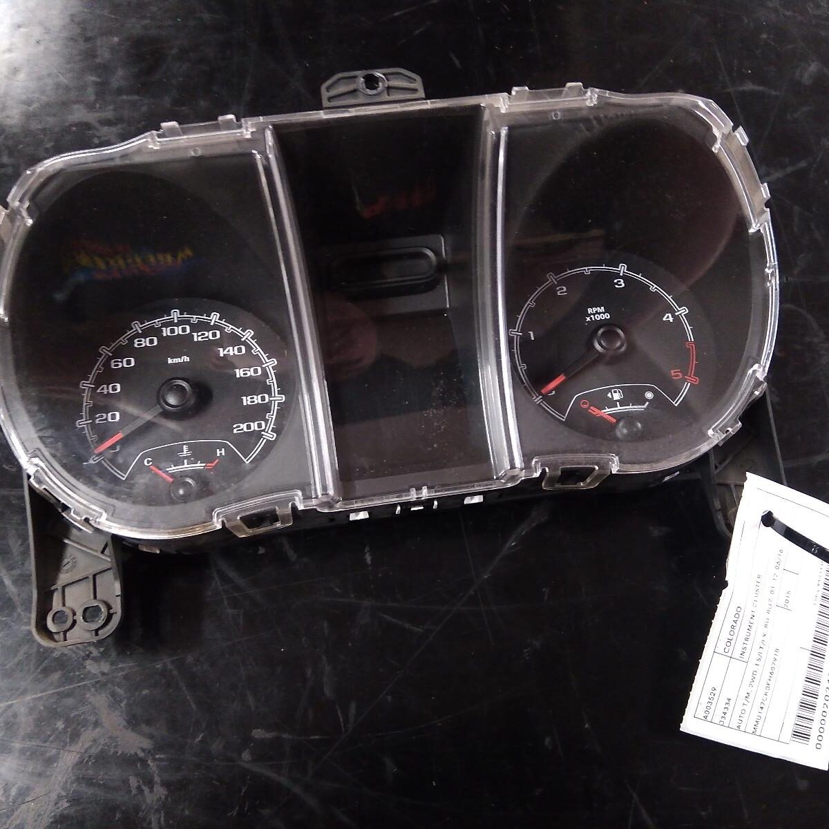 2015 HOLDEN COLORADO INSTRUMENT CLUSTER