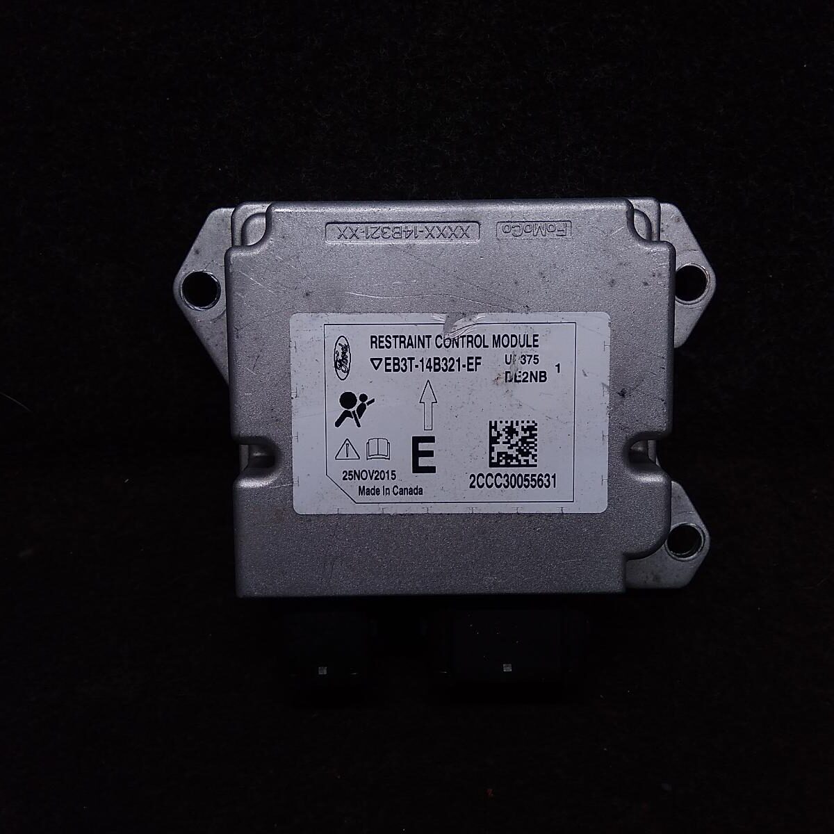2016 FORD RANGER AIRBAG MODULE/SENSOR