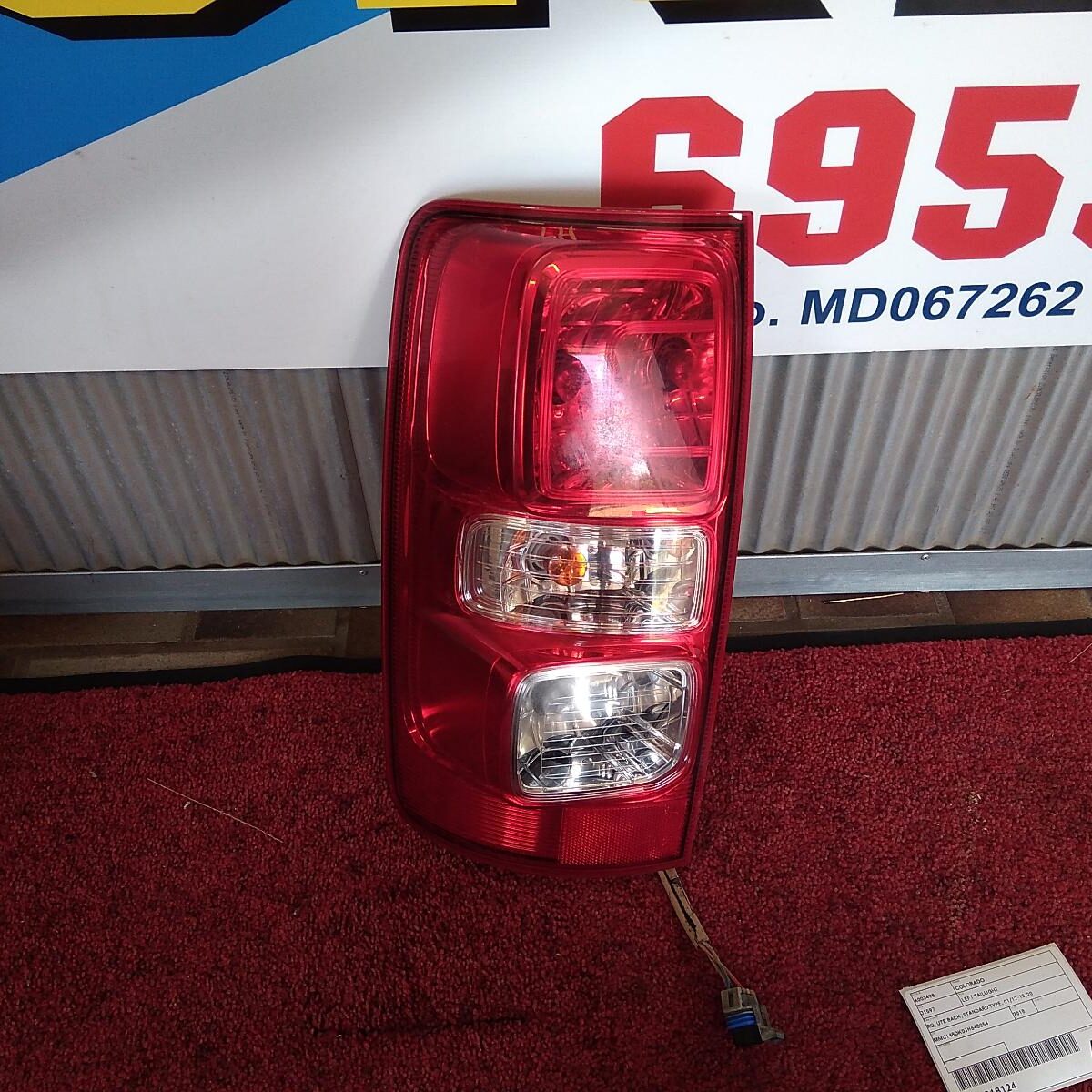 2018 HOLDEN COLORADO LEFT TAILLIGHT