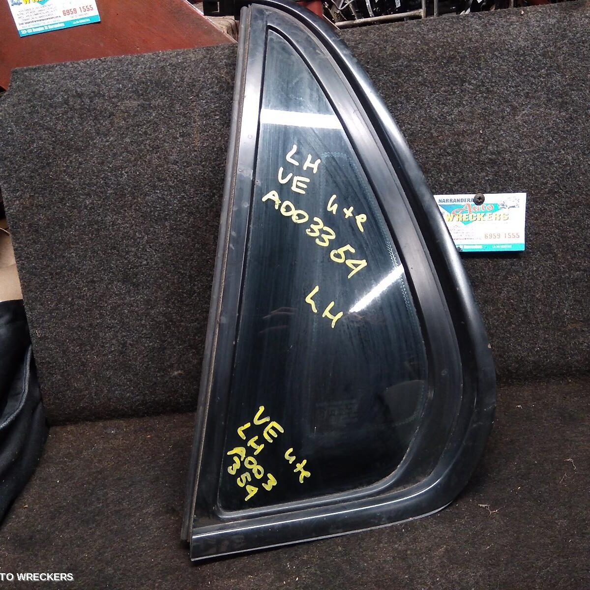 2010 HOLDEN COMMODORE Left Rear Side Glass