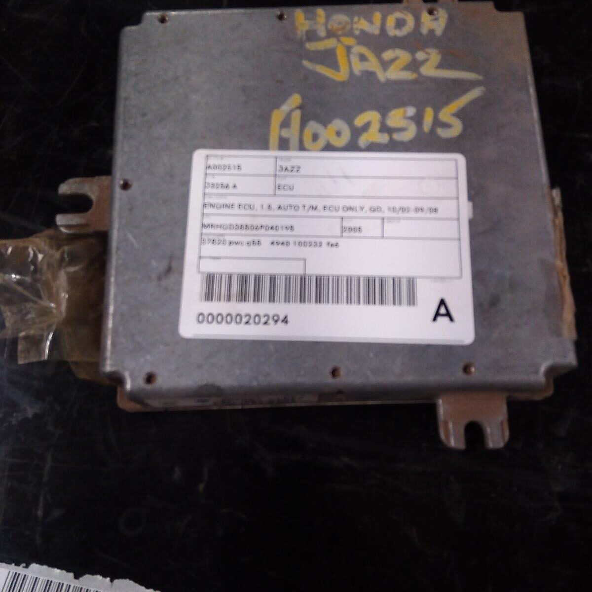 2005 HONDA JAZZ ECU