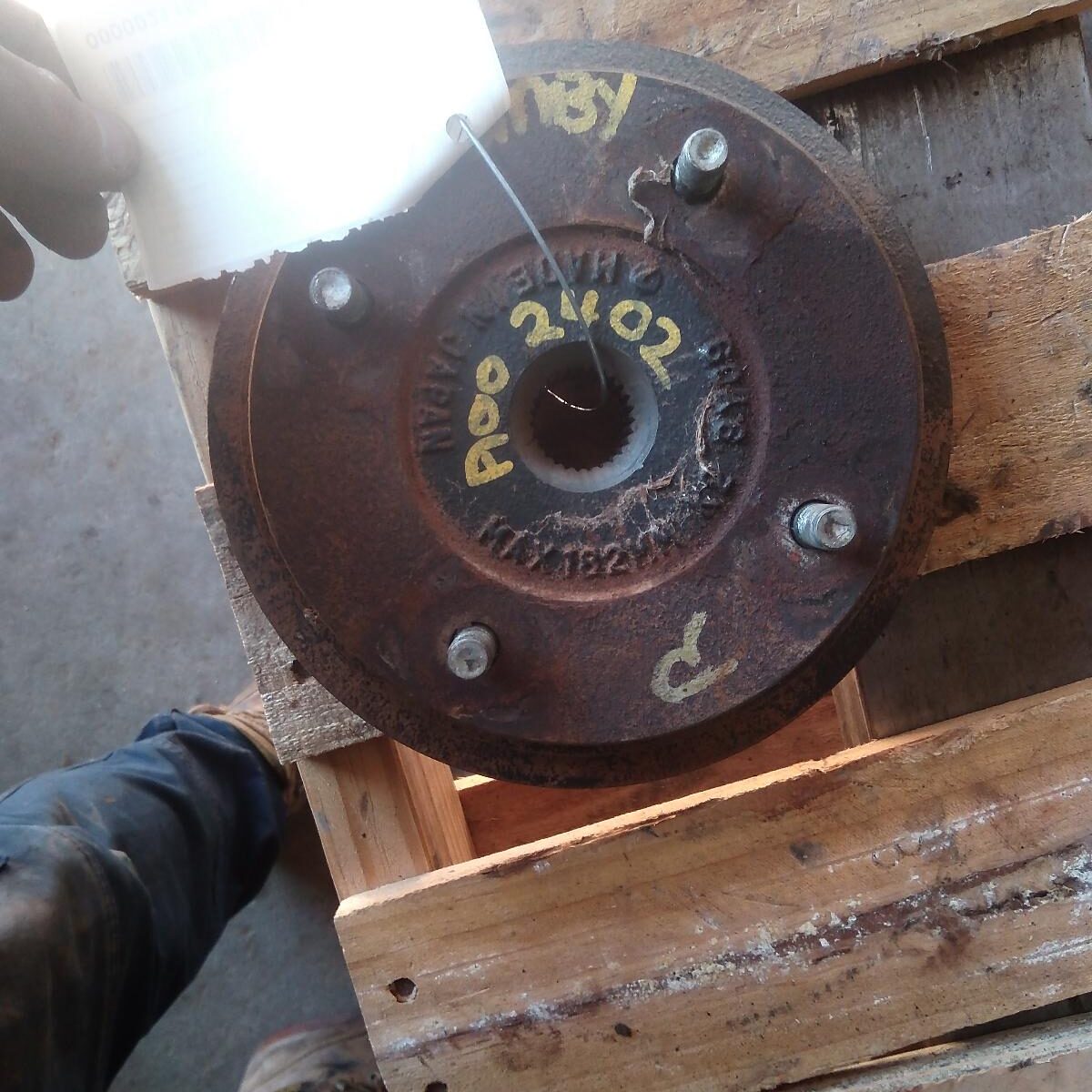 1990 SUBARU BRUMBY REAR BRAKE DISC/DRUM